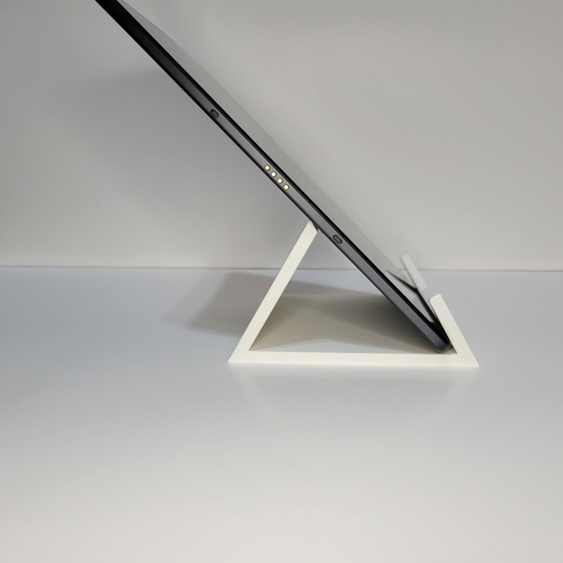 Minimalist Cookbook Stand and Tablet Holder with Page Keepers | Hands Free