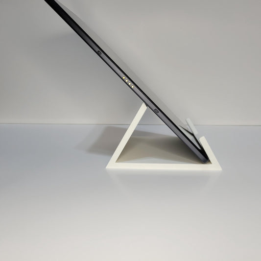 Minimalist Cookbook Stand and Tablet Holder with Page Keepers | Hands Free